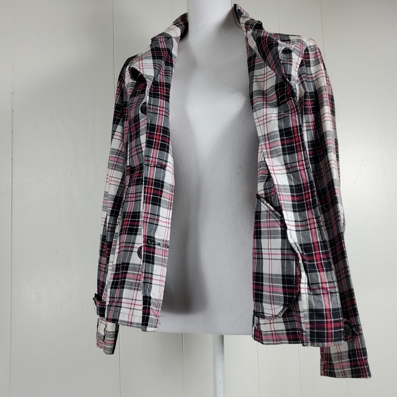 Outer Edge academic plaid jacket size small - Picture 5 of 11